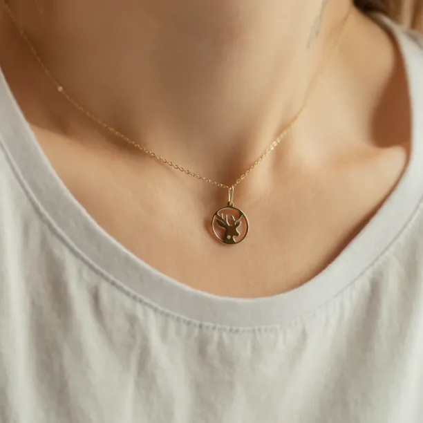 Zlatý přívěsek s diamantem IVY Image