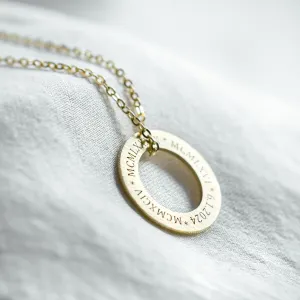 Náhrdelník s kroužkem SOLOBA Thumbnail