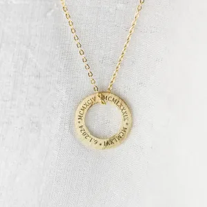 Náhrdelník s kroužkem SOLOBA