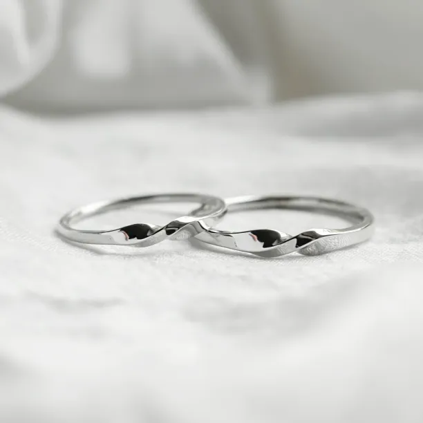 Unique mobius wedding bands NAMI Image