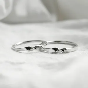 Unique mobius wedding bands NAMI