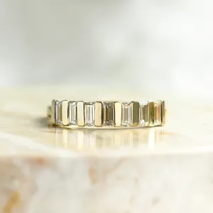 Originální prsten s baguette moissanity VANELLE Thumbnail