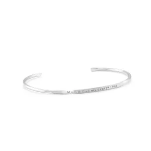 Solid silver bracelet with an accurate GRINDA engraving Thumbnail