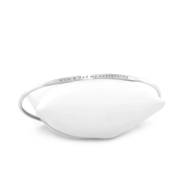 Solid silver bracelet with an accurate GRINDA engraving Image