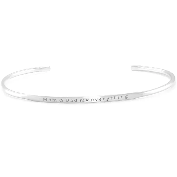 Solid silver bracelet with an accurate GRINDA engraving Image