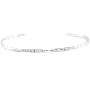 Solid silver bracelet with an accurate GRINDA engraving Thumbnail