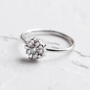 GRAC gold diamond flower shape ring Thumbnail