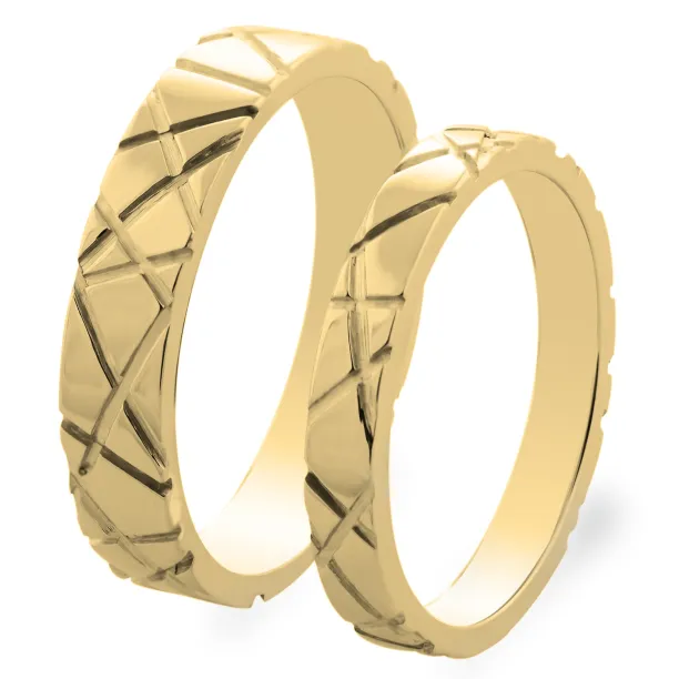 Original gold wedding rings NADIN Image