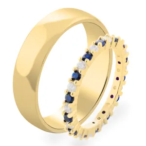 Gold diamond wedding rings STIKI Thumbnail