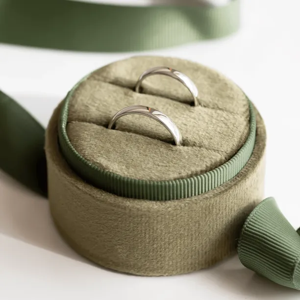 Komfortní snubní prsteny z růžového zlata EVEN Image