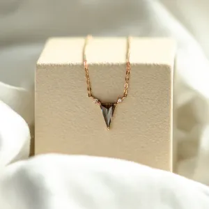 Zlatý náhrdelník s hnědým lab grown diamantem TIM Thumbnail