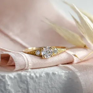 ORSET gold diamond engagement ring Thumbnail
