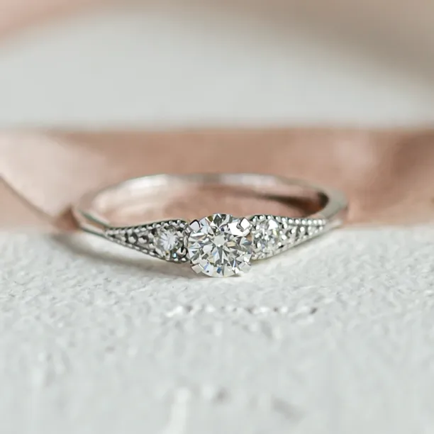 ORSET gold diamond engagement ring Image