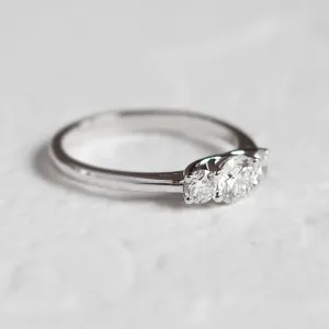 VIZO gold diamond engagement ring Thumbnail