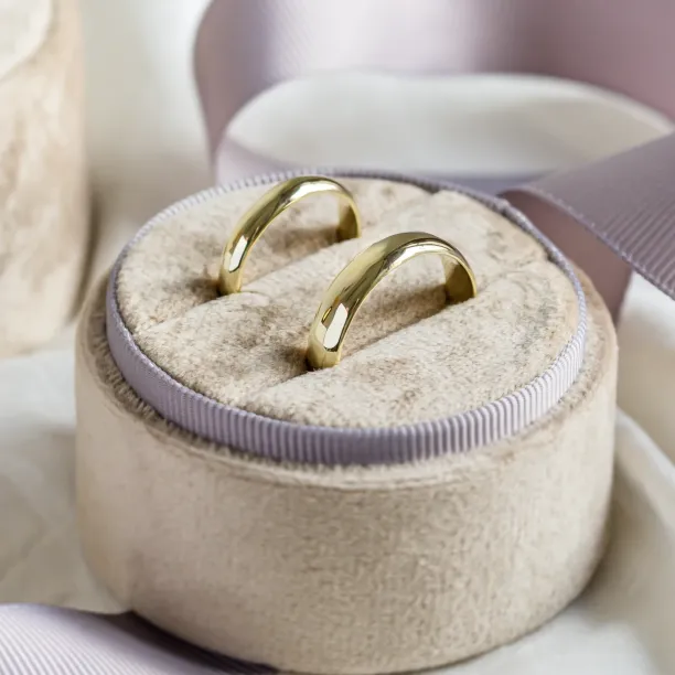 Snubní prsteny ze žlutého zlata D-SHAPE MONTANA Image