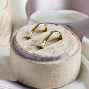 Snubní prsteny ze žlutého zlata D-SHAPE MONTANA Thumbnail