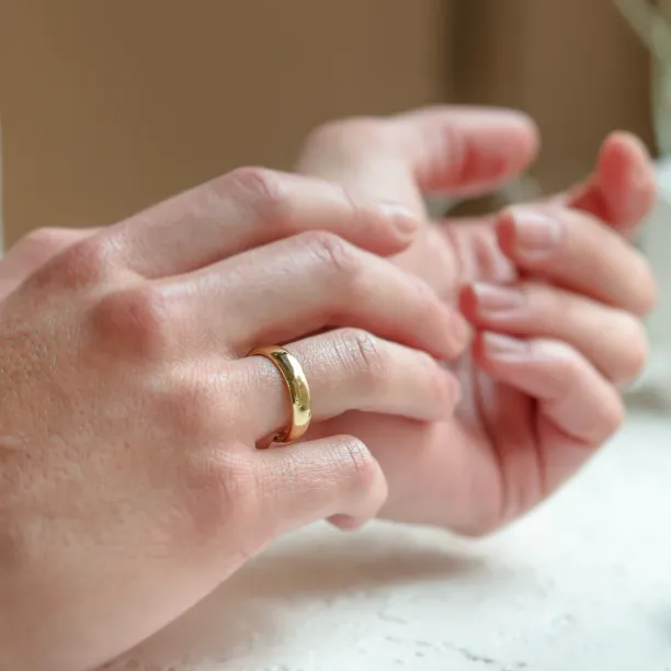 Snubní prsteny ze žlutého zlata D-SHAPE MONTANA Image