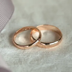 Snubní prsteny  z červeného zlata D-SHAPE ALASKA Thumbnail