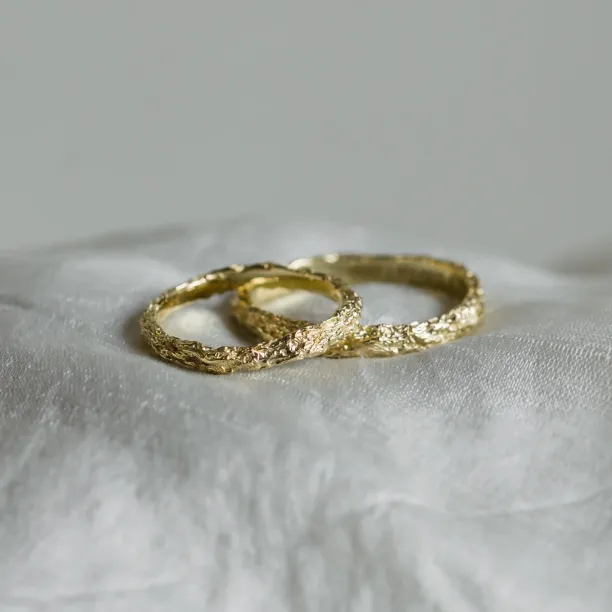 Minimalist wedding rings FLATEN Image