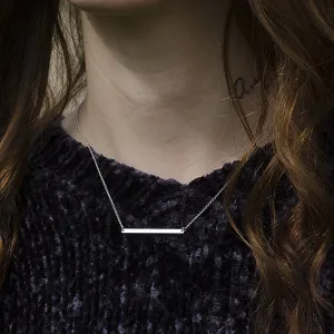 Zlatý náhrdelník v minimalistickém stylu s libovolným gravírem OSA Thumbnail