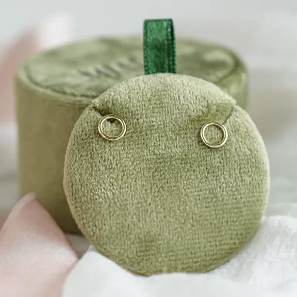 Zlaté minimalistické náušnice karma USKE Image