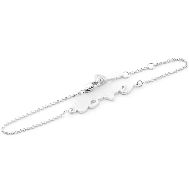 Original silver bracelet with inscription Hamna Image