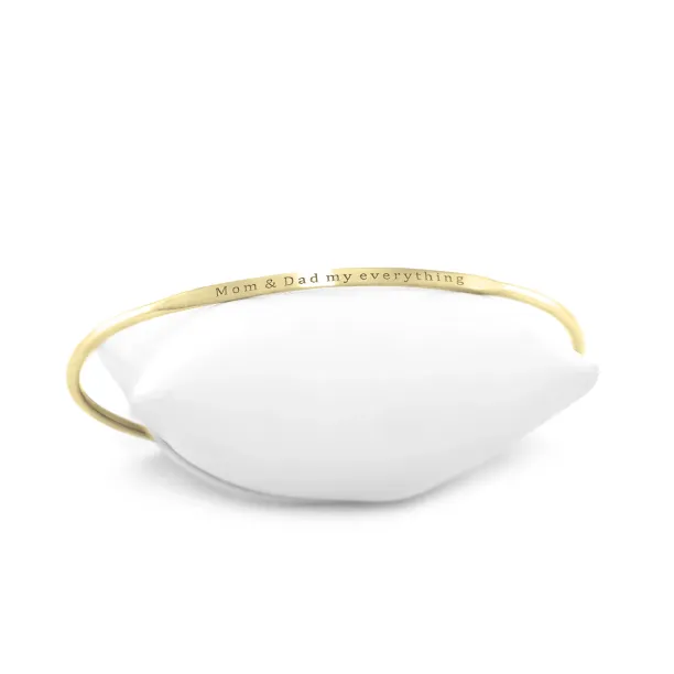 Pevný náramek ze zlata s libovolným gravírem GRINDA Image