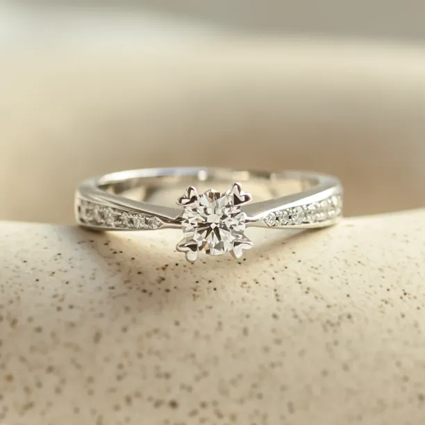 Zlatý zásnubní prsten s diamanty LOTE Image