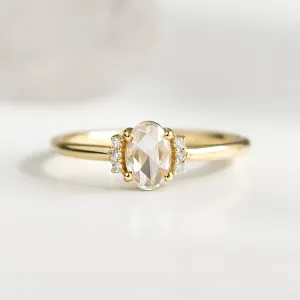 Lab grown diamond ring in vintage style LIRA