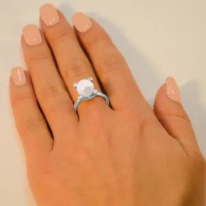 Pearl ring with diamonds ASTA Thumbnail
