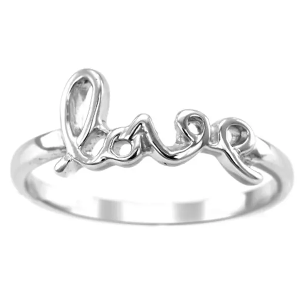 Sterling silver love ring ASKOY Image