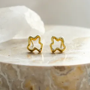 Nepravidelné originální náušnice s diamantem CLAUDINE Thumbnail