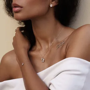 Originální náušnice ve tvaru srdce CHÉRIE Thumbnail