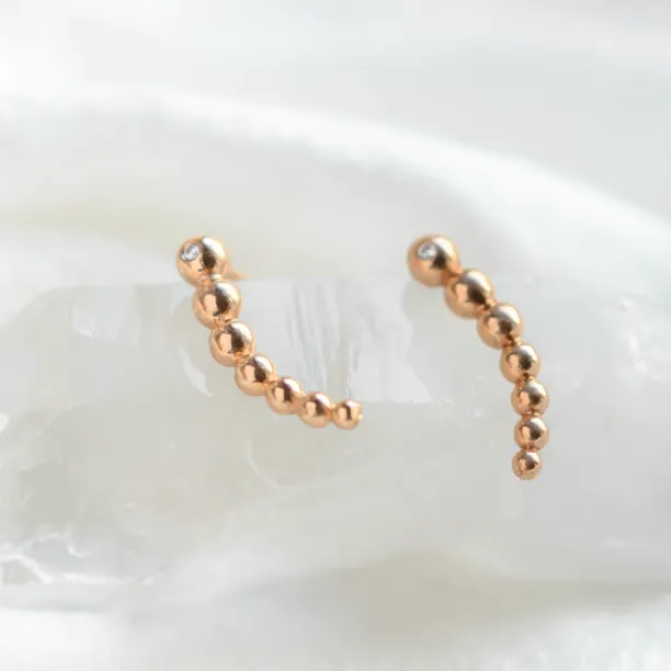 Crawler náušnice s diamanty MONIQUE Image