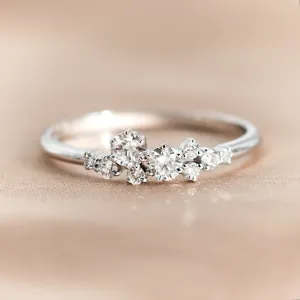 Diamond cluster ring CLARIAS