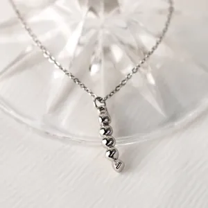 Minimalistický zlatý náhrdelník s diamantem CORINNE Thumbnail