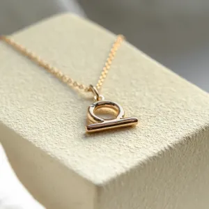 Originální náhrdelník s diamantem VÁHY Thumbnail