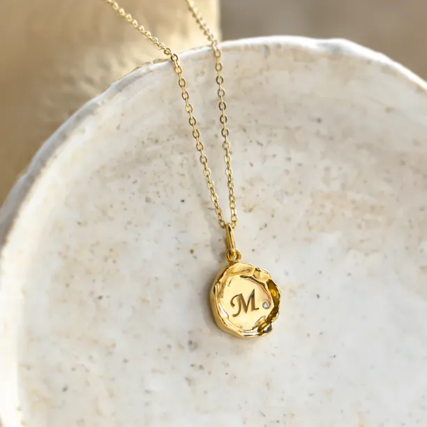 Personalizovaný náhrdelník s diamantem COLETTE Image