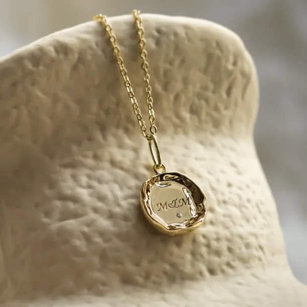 Personalizovaný náhrdelník s diamantem COLETTE Image