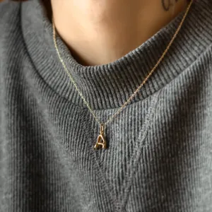 Zlatý přívěsek písmeno s diamantem JEAN Thumbnail