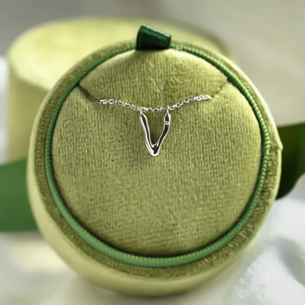 Zlatý přívěsek písmeno s diamantem JEAN Image