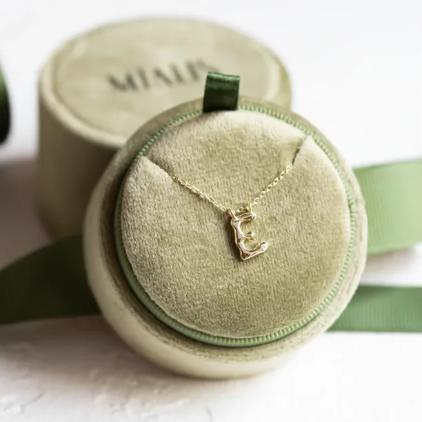 Zlatý přívěsek písmeno s diamantem JEAN Image