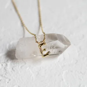 Zlatý přívěsek písmeno s diamantem JEAN Thumbnail