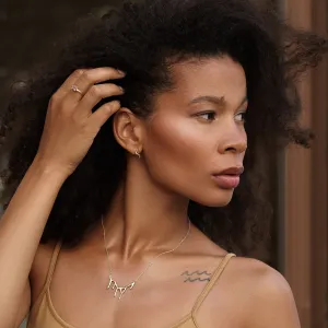 Větvičkový prsten s růžovým lab grown diamantem ROWIK Thumbnail