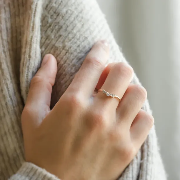 Vykrojený prsten s diamanty KALIA Image