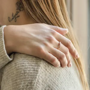 Vykrojený prsten s diamanty KALIA Thumbnail