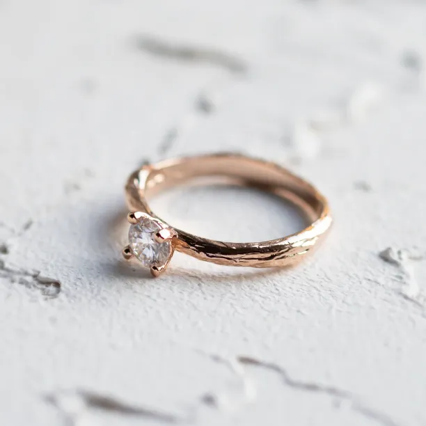 Twig moissanite engagement ring DREMIE Image