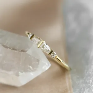 Originální prsten s moissanity LUMI Thumbnail