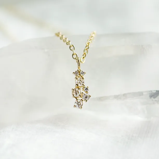 Jewellery set with diamonds ELLY Image