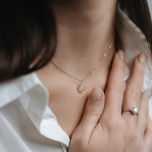 Luxury engagement ring with moissanites TANIA